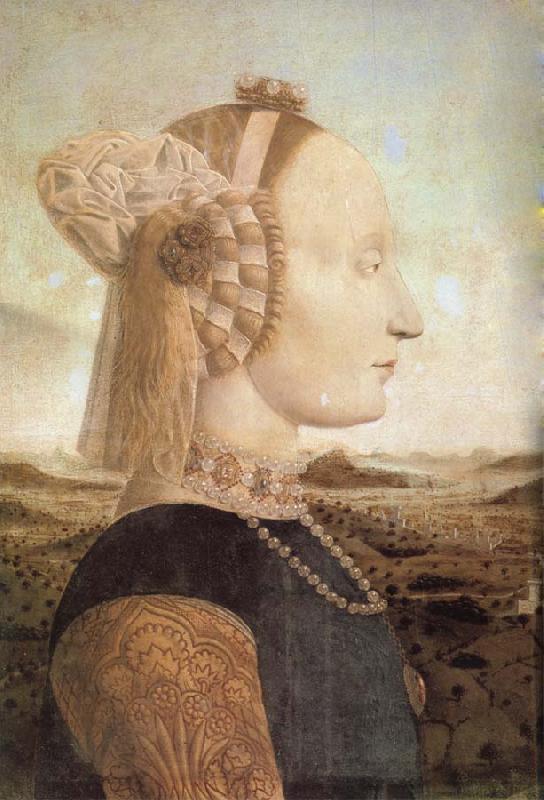 Piero della Francesca Portrait of Battista Sforza Sweden oil painting art